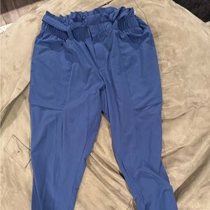 Athleta blue purple pants size 8